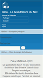 Mobile Screenshot of dev.laquadrature.net